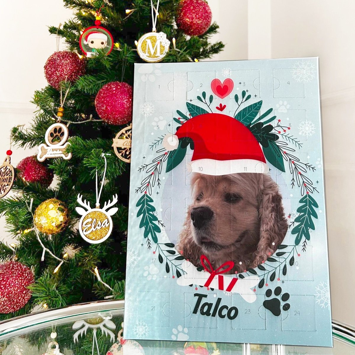 Calendario De Adviento Navidad Para Mascotas Personalizado