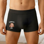 Miniaturansicht von Boxershorts „Eigentum deiner besonderen Person“ mit personalisiertem Foto und Namen