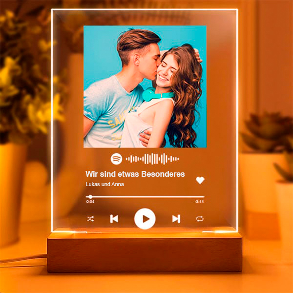 Personalisierte Spotify-Platte