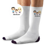 Miniaturansicht von Personalisierte Funko-Socken mit Text