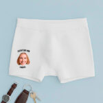 Miniaturansicht von Boxershorts „Eigentum deiner besonderen Person“ mit personalisiertem Foto und Namen