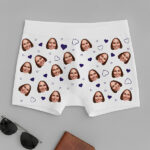 Miniaturansicht von Bedruckte Herz-Boxershorts mit personalisiertem Foto