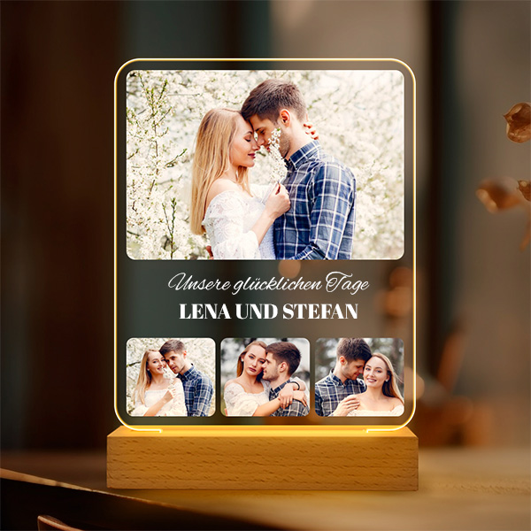 Personalisierte Porträtlampe