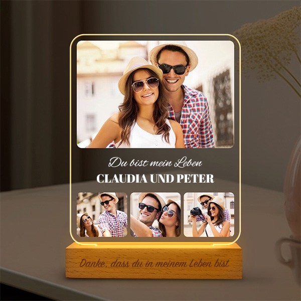 Personalisierte Porträtlampe