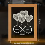 Miniaturansicht von Personalisierte Unendlichkeitslampe mit Namen