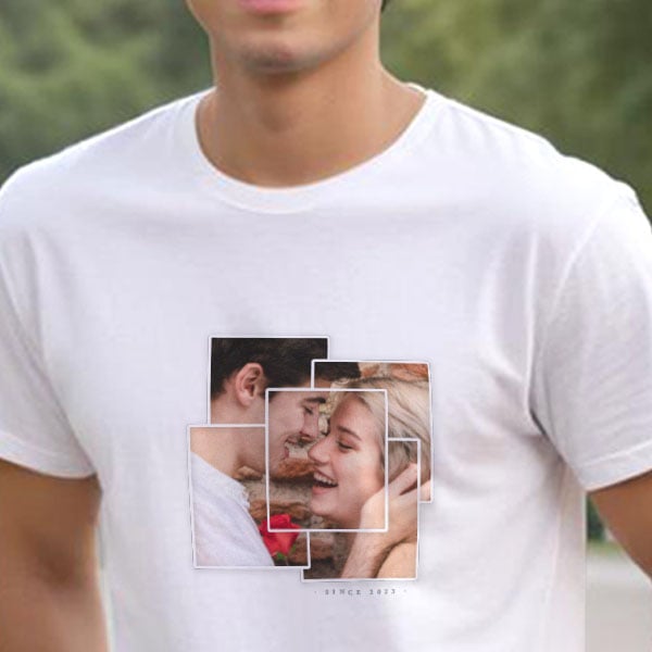 Personalisiertes Puzzle-Foto-T-Shirt