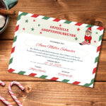 Miniaturansicht von Dekorative Weihnachts-Elf-Puppe mit Adoptionszertifikat und personalisiertem Namen