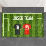 Miniaturansicht von Personalisierte Fußball-Familien-Fußmatte