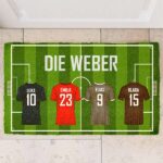Miniaturansicht von Personalisierte Fußball-Familien-Fußmatte