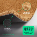 Miniaturansicht von Weihnachtsfußmatte Schneemann mit personalisierten Namen