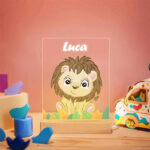 Miniaturansicht von Personalisierte Kinder-Nachtlichtlampe mit Tiermotiven und Namen