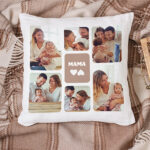 Miniaturansicht von Personalisierbares Mama-Kissen mit sechs Fotos