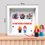Miniaturansicht von Bild mit Lego-Minifiguren, 3 Fotos und personalisiertem Text