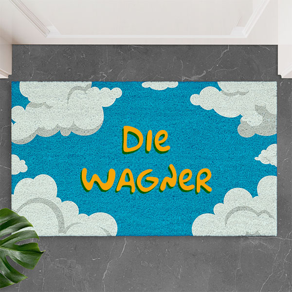 Personalisierte Simpsons-Fußmatte