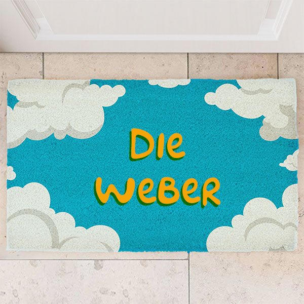 Personalisierte Simpsons-Fußmatte