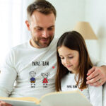 Miniaturansicht von Sommer- oder Winter-Pyjama mit Figuren und personalisiertem Text