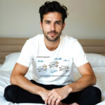 Miniaturansicht von Pyjama „Schäfchen zählen“ für Sommer oder Winter mit personalisiertem Namen