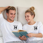 Miniaturansicht von Perfektes Team Pyjama für Sommer oder Winter mit personalisiertem Namen und Nummer