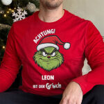 Miniaturansicht von Der Grinch-Pyjama mit personalisiertem Namen