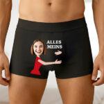 Miniaturansicht von Boxershorts mit dem Spruch „ALLES MEINS“ und personalisiertem Foto