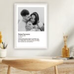 Miniaturansicht von Poster „Bedeutung der Liebe“ mit personalisiertem Foto und Text
