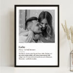 Miniaturansicht von Poster „Bedeutung der Liebe“ mit personalisiertem Foto und Text