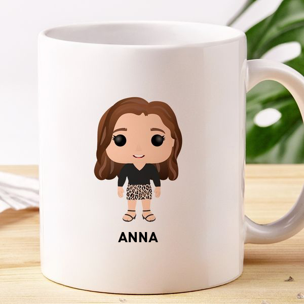 Personalisierte Funkos-Tasse mit Text