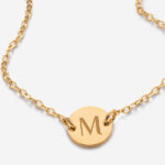 Damenarmband mit personalisiertem Initial Miniaturansicht von Damenarmband mit personalisiertem Initial