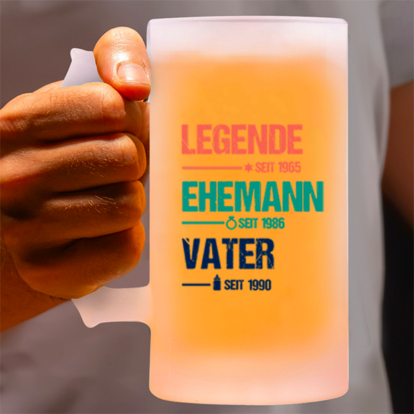 Bierkrug Legende personalisiert Bierkrug Legende personalisiert