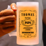 Personalisierter Bierkrug Whisky-Etikett Miniaturansicht von Personalisierter Bierkrug Whisky-Etikett