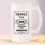 Miniaturansicht von Personalisierter Bierkrug Whisky-Etikett