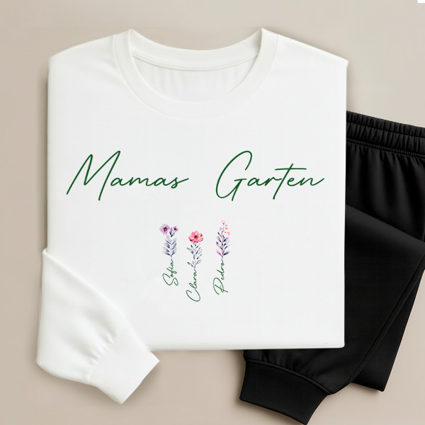 Pyjama Der Garten von Mama mit personalisierten Namen