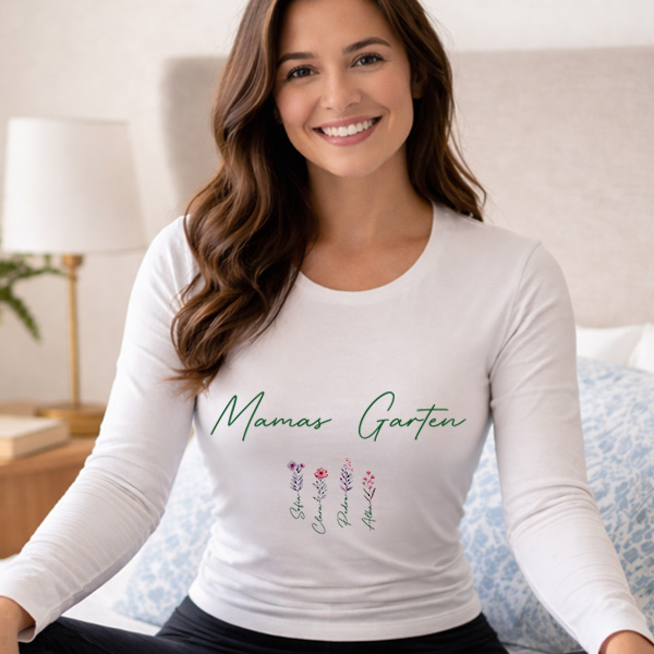 Pyjama Der Garten von Mama mit personalisierten Namen
