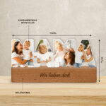 Miniaturansicht von Mama-Platte mit Holzsockel und personalisiertem Foto