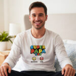 Miniaturansicht von Super-Papa-Pyjama mit personalisierten Namen