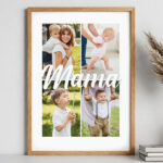Miniaturansicht von Poster für Mama mit 4 personalisierten Fotos