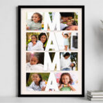 Miniaturansicht von Vertikales Poster für Mama mit personalisierten Fotos