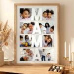 Miniaturansicht von Vertikales Poster für Mama mit personalisierten Fotos
