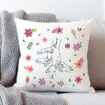 Miniaturansicht von Kissen für Mama mit Herzen, personalisierten Namen und personalisiertem Text