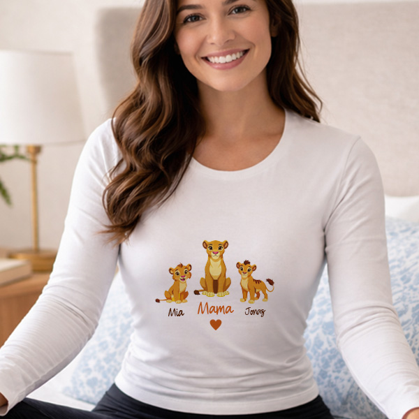 Pyjama Beste Mama mit personalisierten Namen