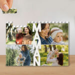 Miniaturansicht von Vertikales Blockpuzzle für Mama mit personalisierten Fotos