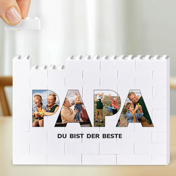 Puzzle Papa mit Fotos und personalisiertem Text