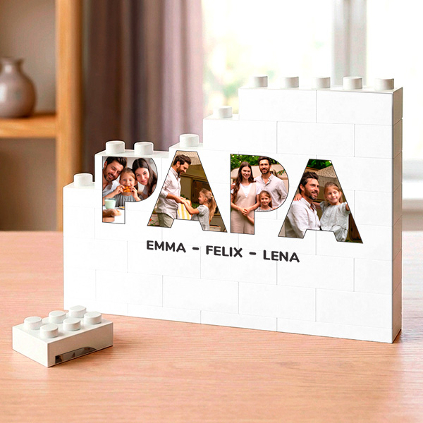 Puzzle Papa mit Fotos und personalisiertem Text