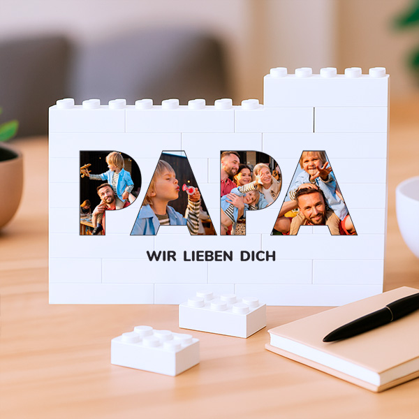 Puzzle Papa mit Fotos und personalisiertem Text