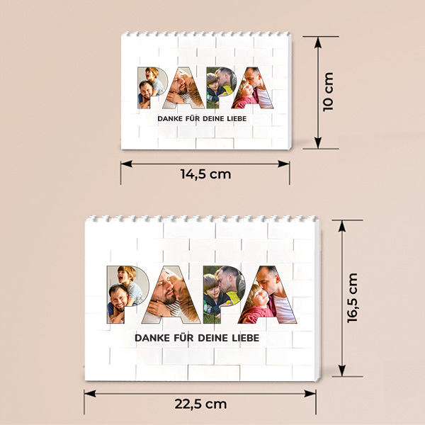 Puzzle Papa mit Fotos und personalisiertem Text