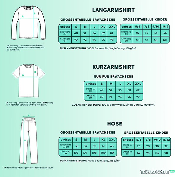 Funko-Pyjama für Sommer oder Winter mit personalisierten Namen