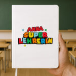Miniaturansicht von Super-Lehrerin-Notizbuch mit personalisierten Namen