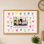 Miniaturansicht von Poster für Lehrkräfte mit Herzen und personalisiertem Foto