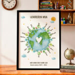 Miniaturansicht von Planeten-Poster mit personalisierten Namen