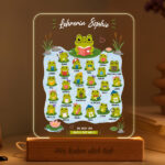 Miniaturansicht von Lampe für Lehrerin mit Fröschchen und personalisierten Namen
